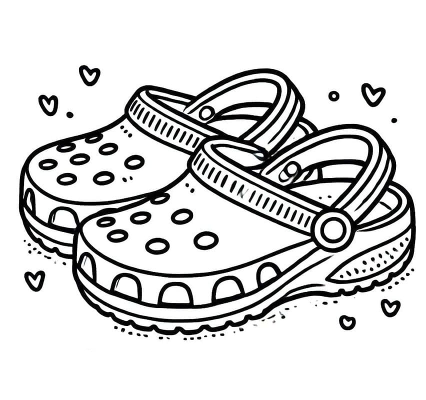 크록스 이미지 단순한