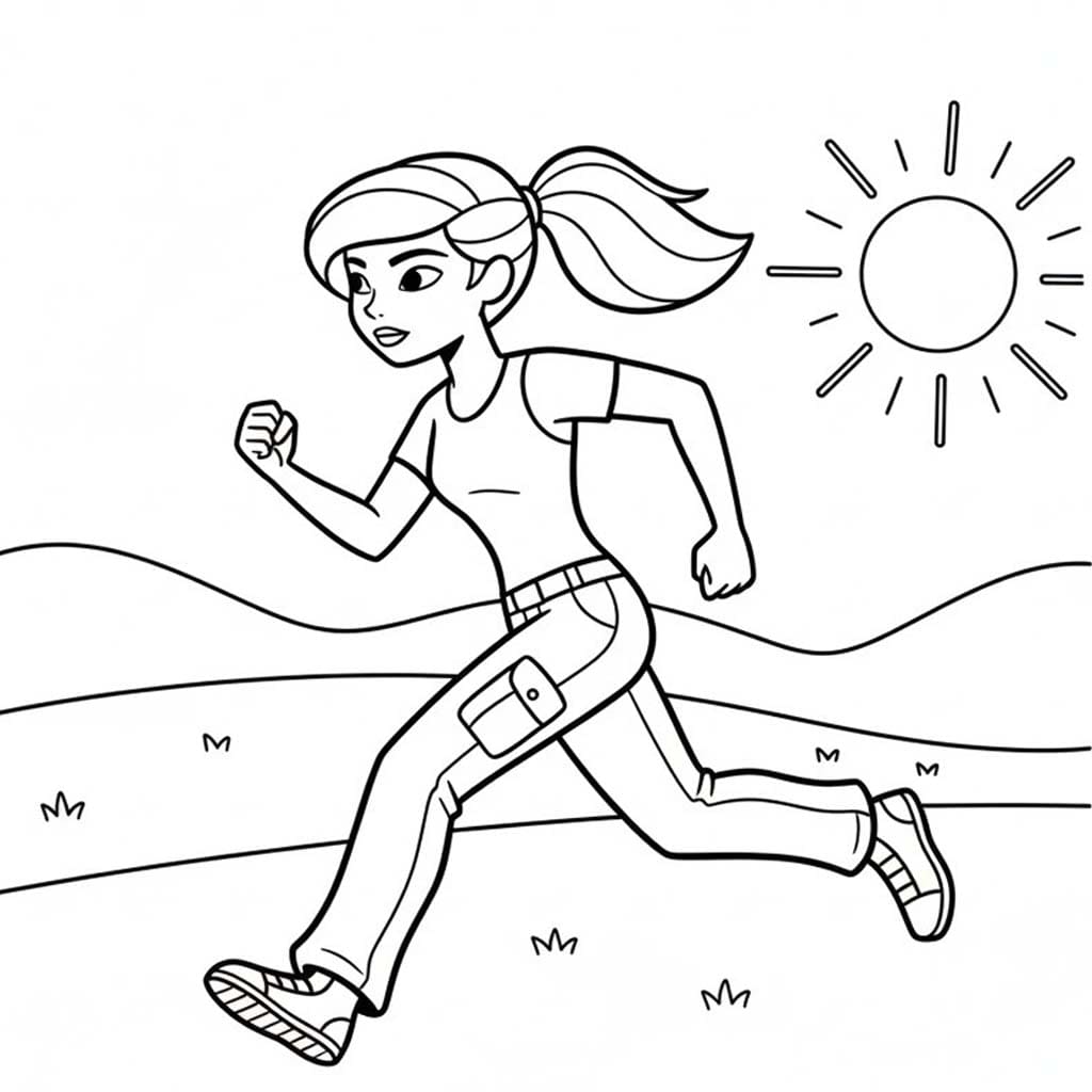 킴 파서블 달리다