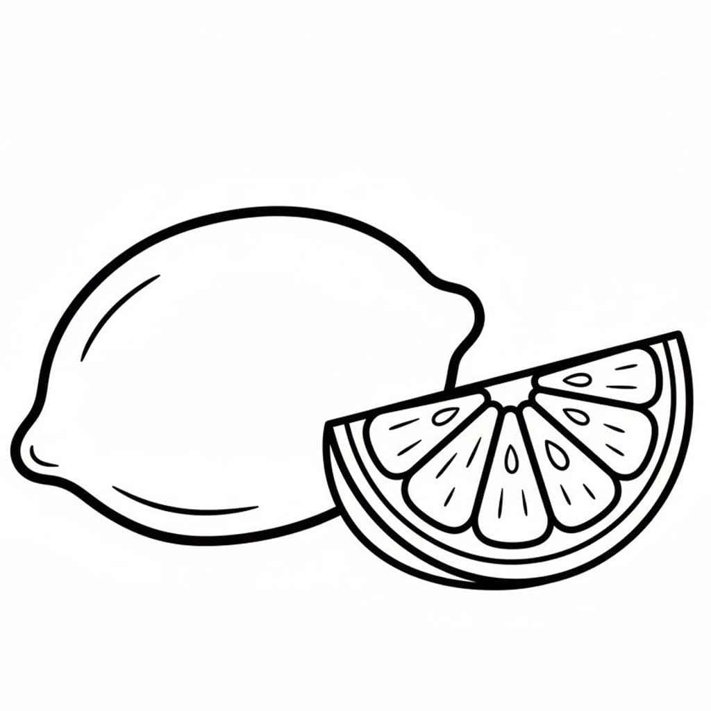 레몬 이미지 인쇄 가능