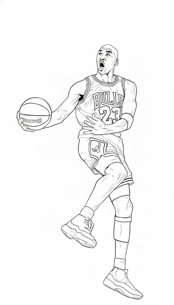 마이클 조던 이미지 단순한