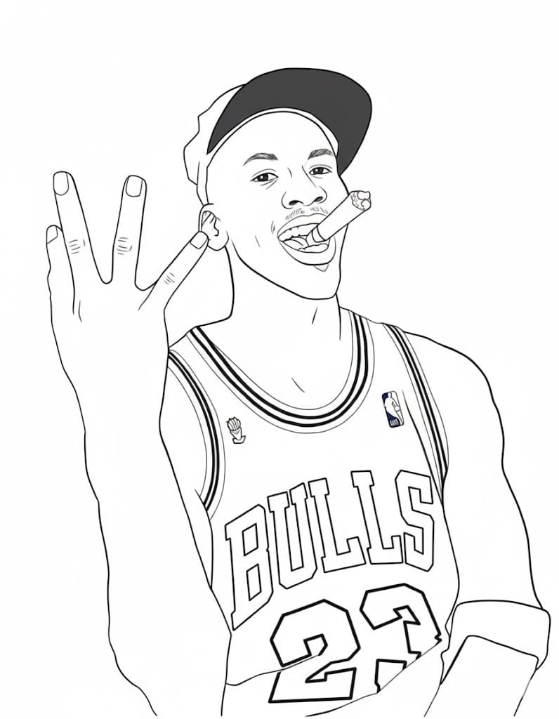 마이클 조던 이미지 인쇄 가능