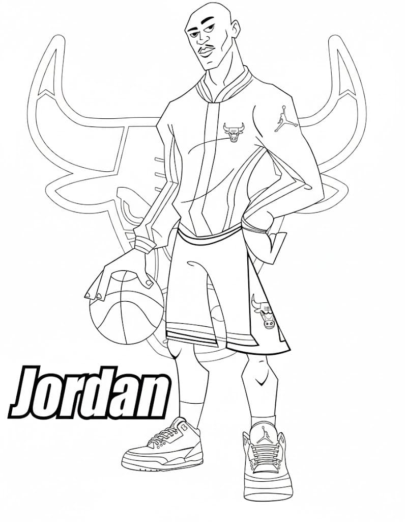 마이클 조던 무료로 인쇄 가능