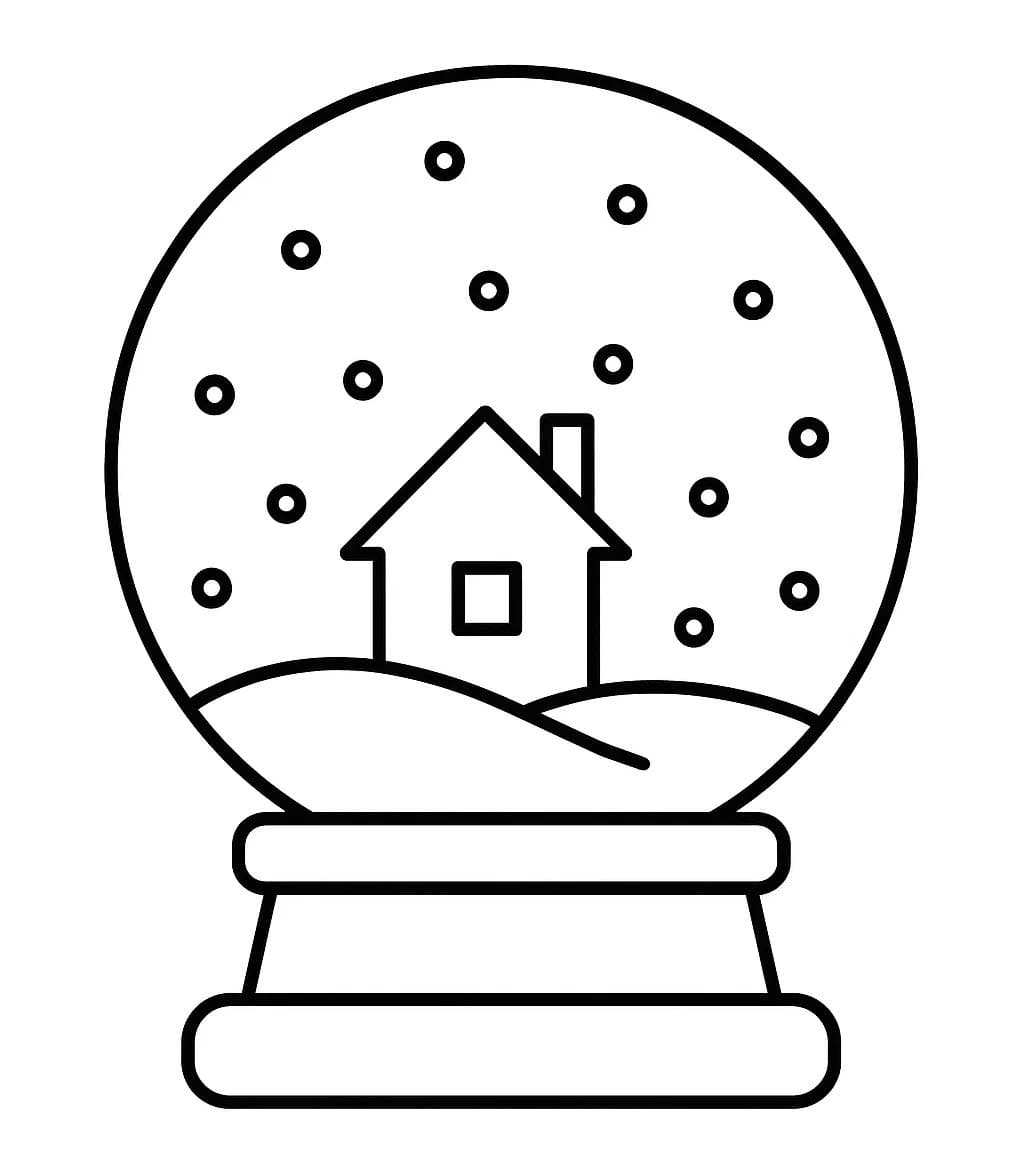 무료로 인쇄 가능 스노우볼