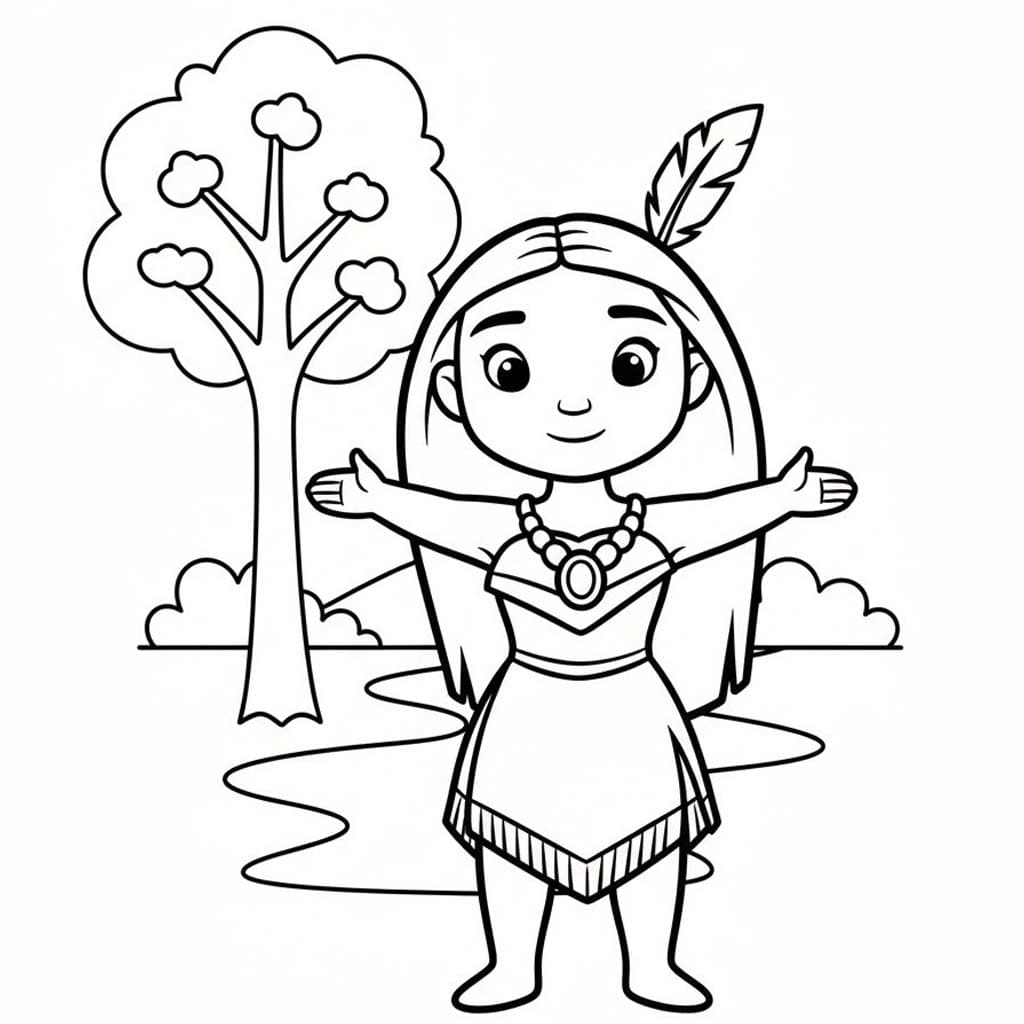 포카혼타스 이미지 인쇄 가능