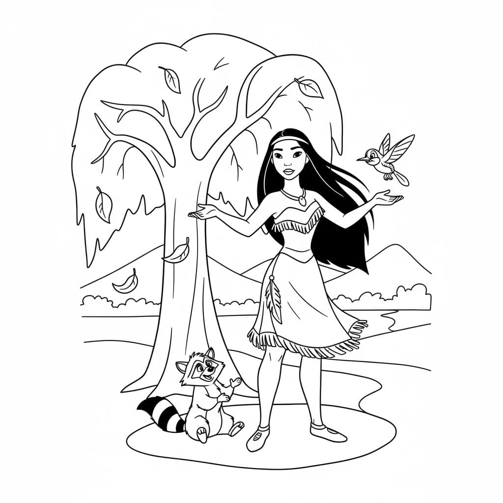 포카혼타스 이미지 쉬운