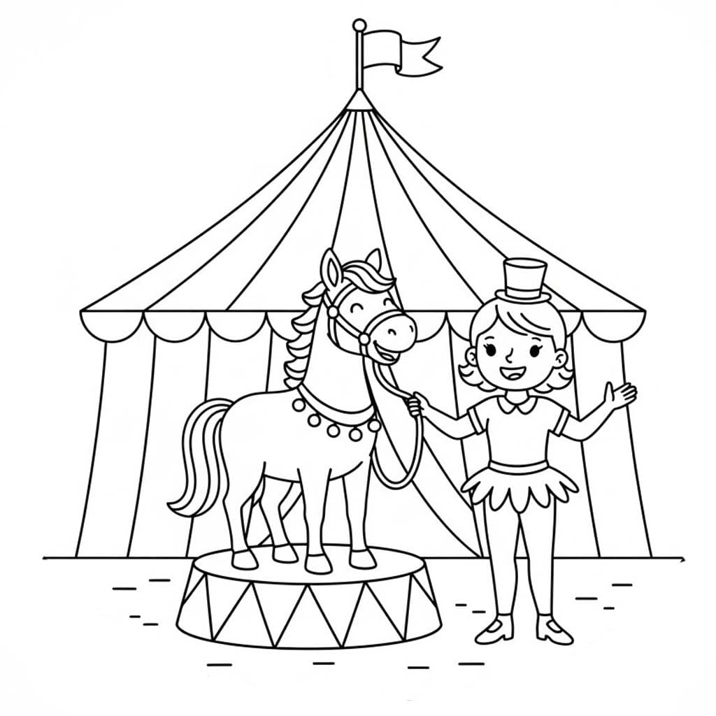 서커스 인쇄 가능