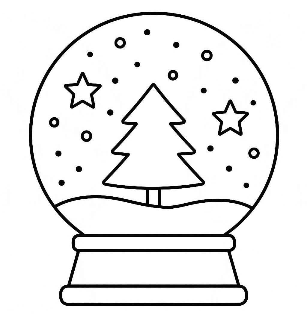 스노우볼 이미지 인쇄 가능