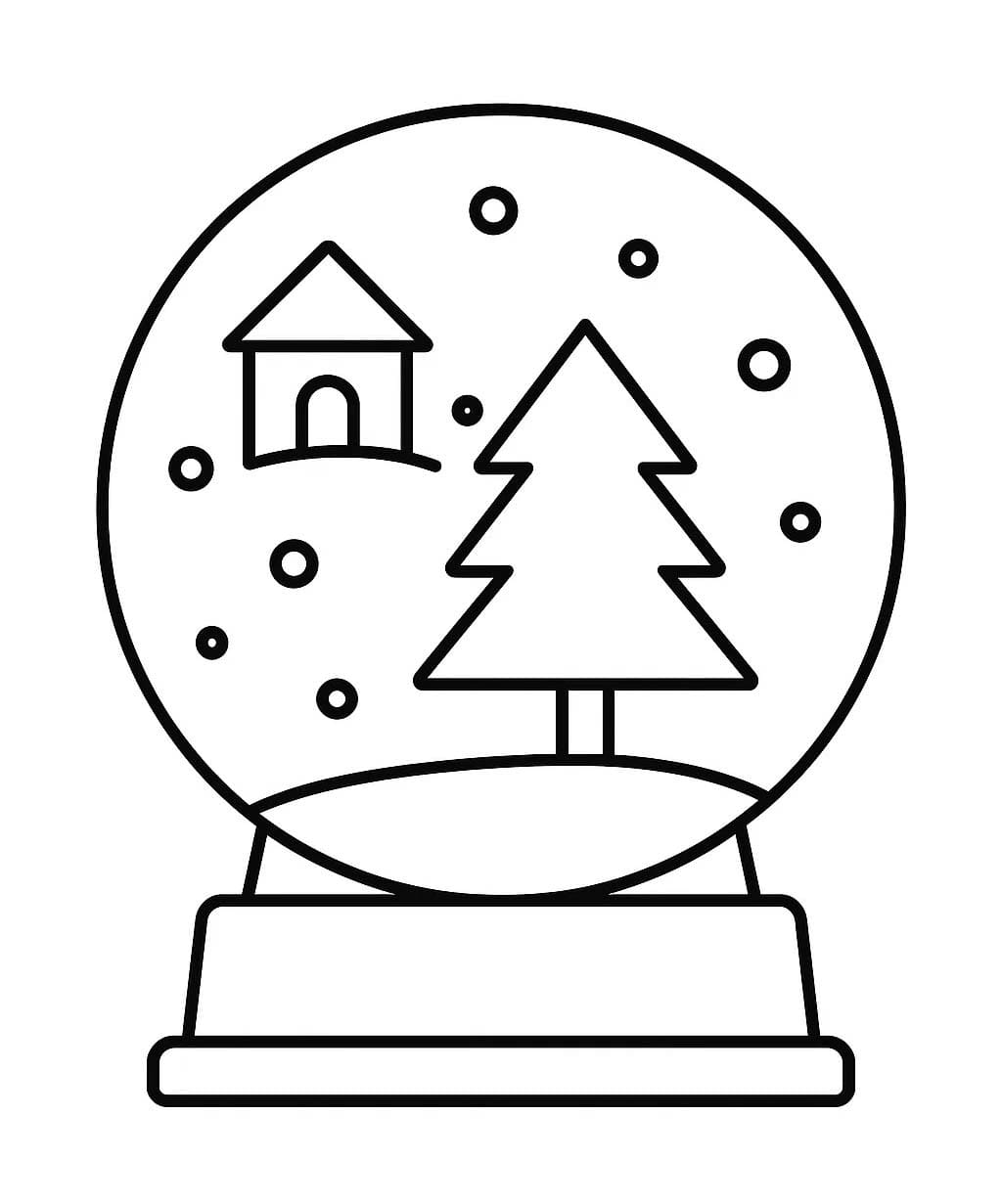 스노우볼 이미지 인쇄