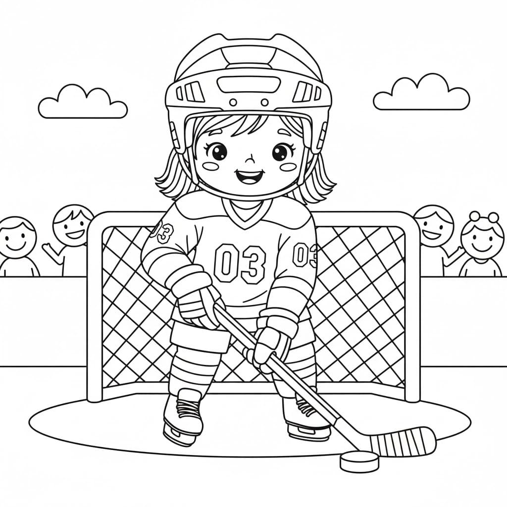 아이스하키 이미지 무료로 인쇄 가능