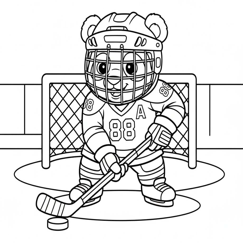 아이스하키 무료로 인쇄 가능