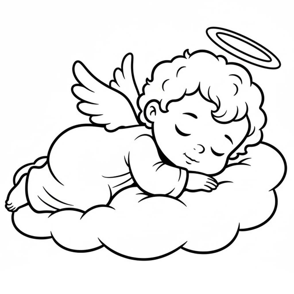 천사 인쇄 가능