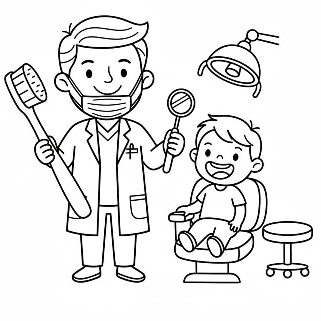 치과 의사 이미지 인쇄 가능