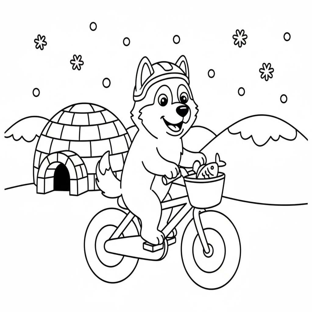 에스키모 개의 단순한