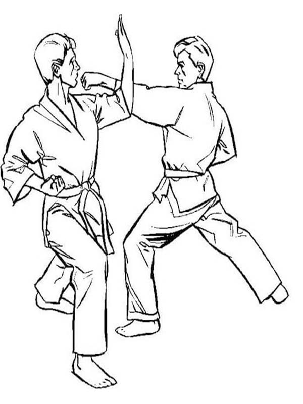 가라테 이미지 인쇄