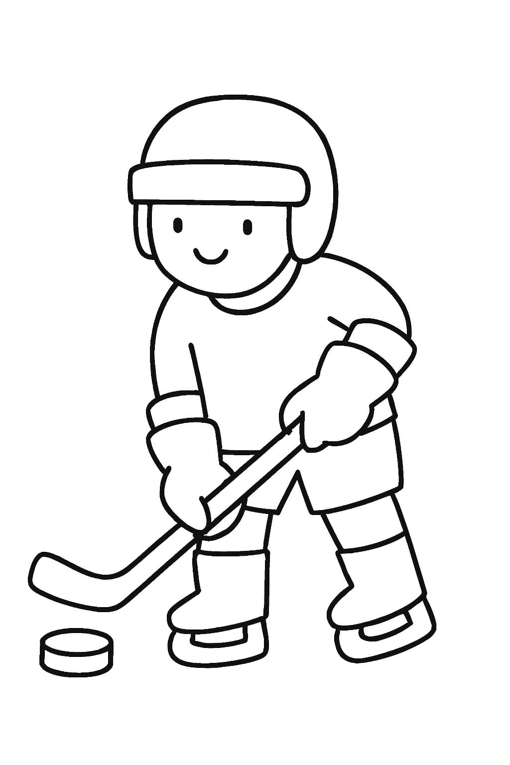 아이스하키 색칠하기놀이