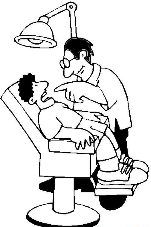 그리다 치과 의사 단순한