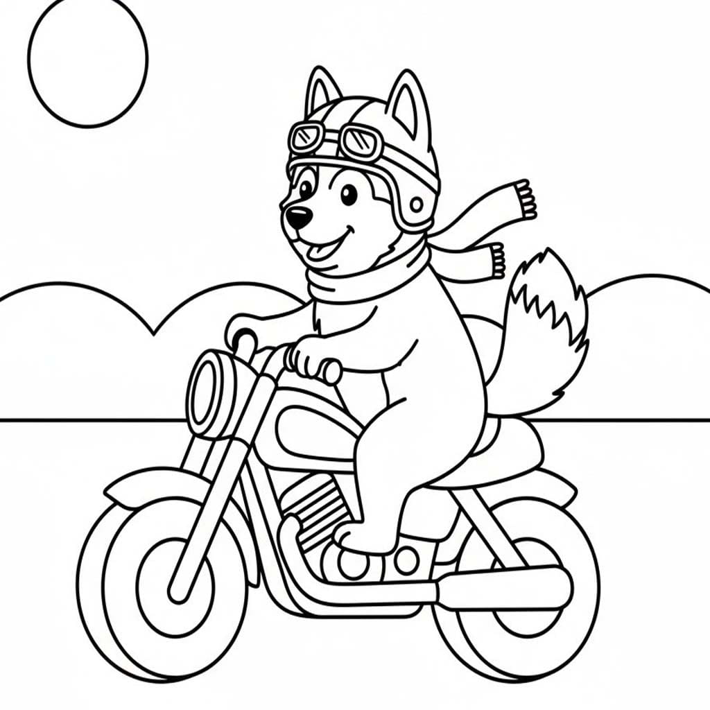 그리다 에스키모 개의 인쇄 가능