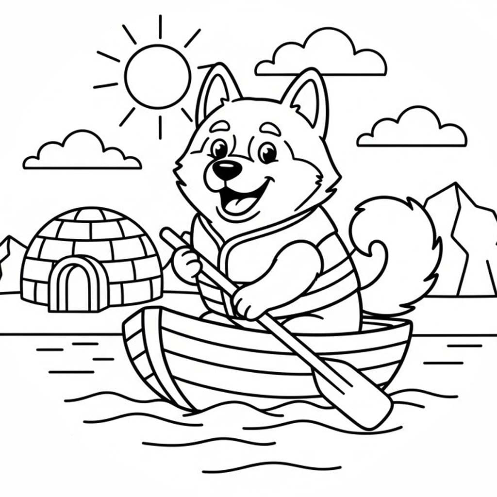 그리다 에스키모 개의 무료