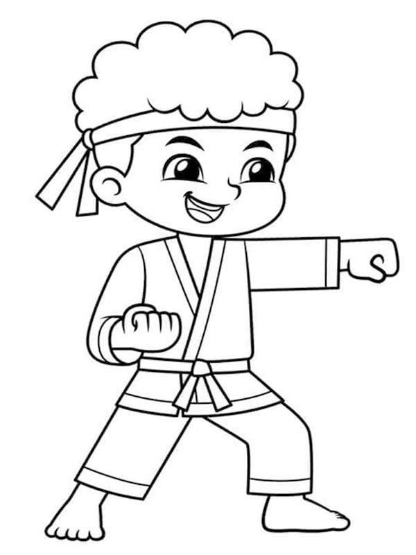 그리다 가라테 무료로 인쇄 가능