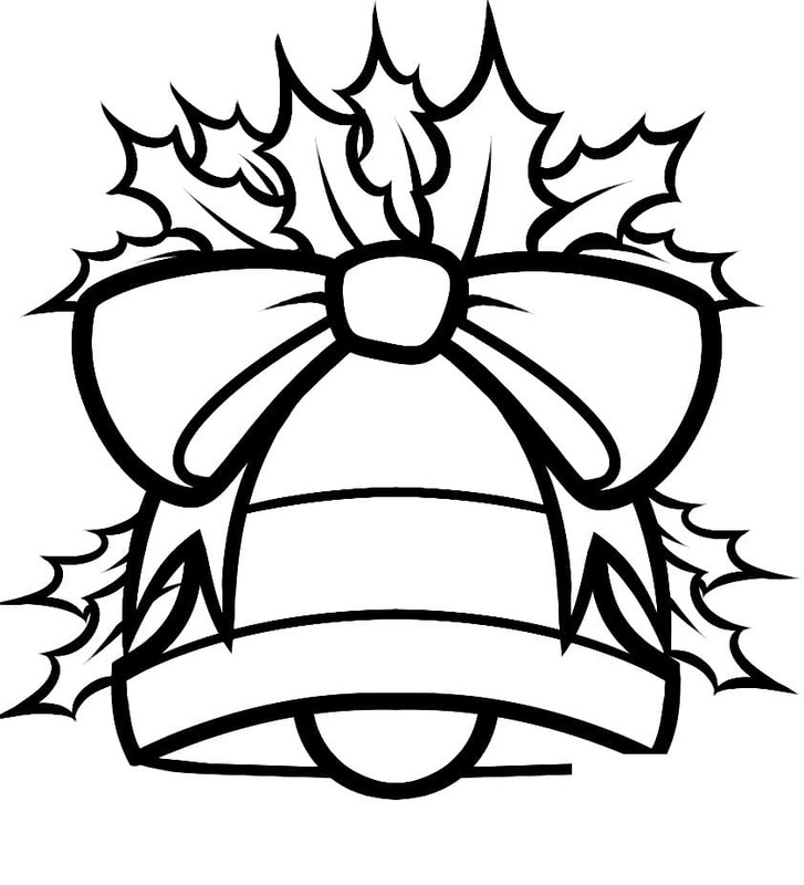 그리다 크리스마스 종 인쇄 가능