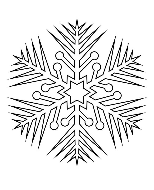 그리다 눈송이 인쇄 가능