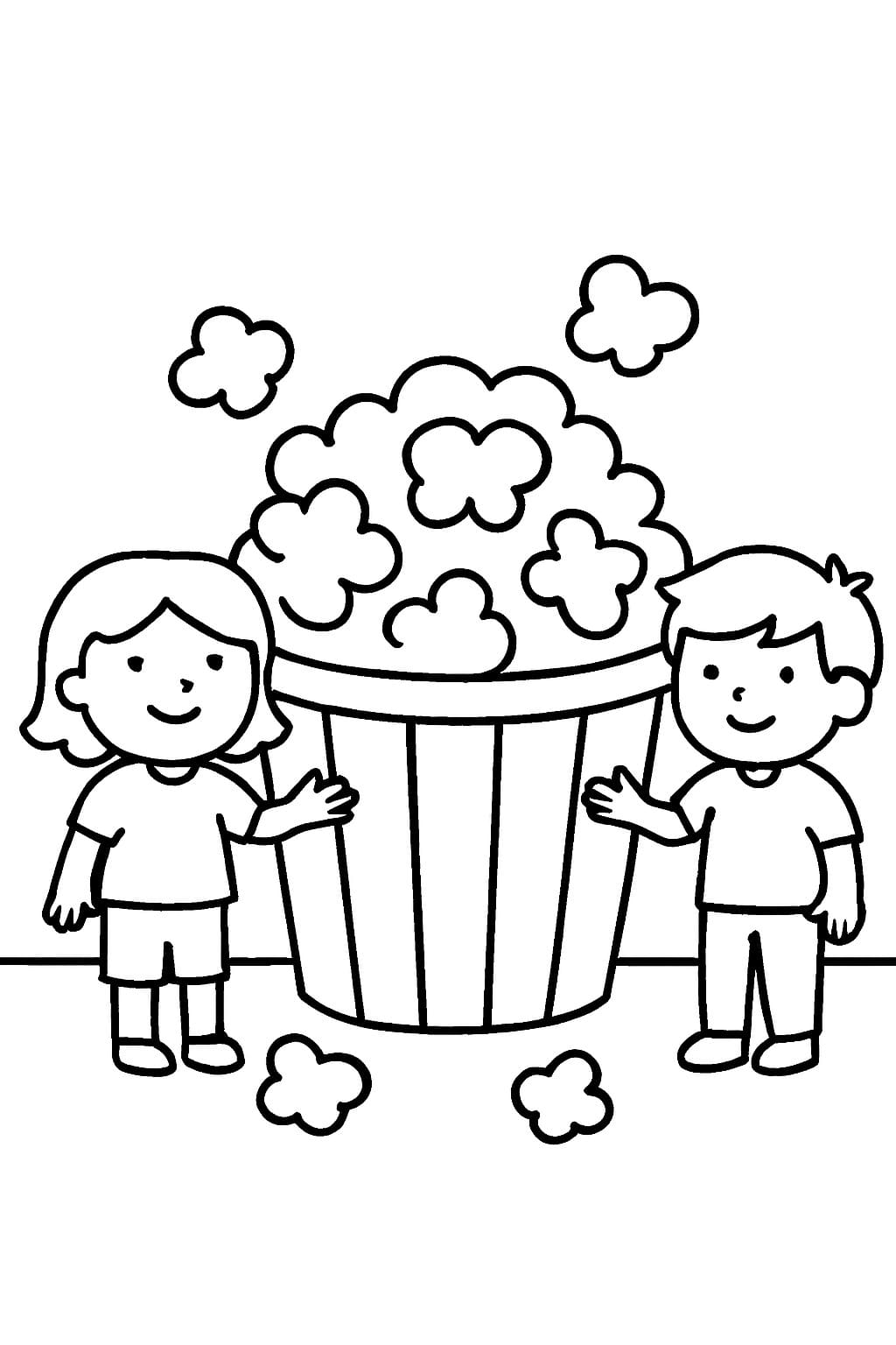 그리다 팝콘 쉬운