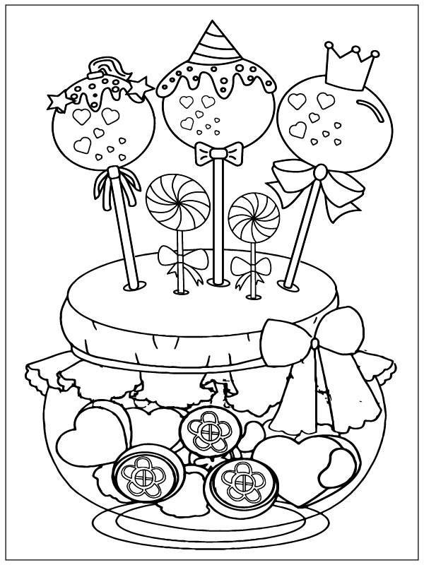 그리다 사탕 과자