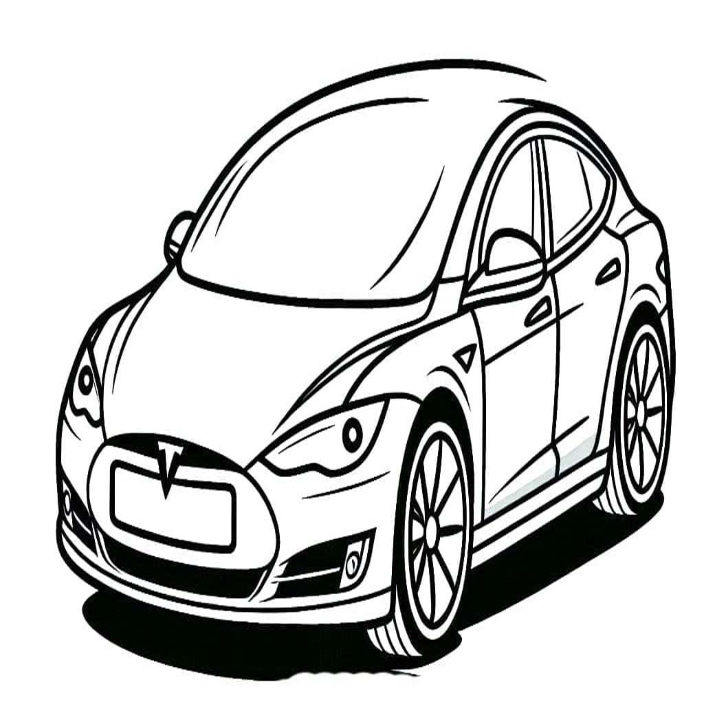 그리다 테슬라 무료 인쇄 가능