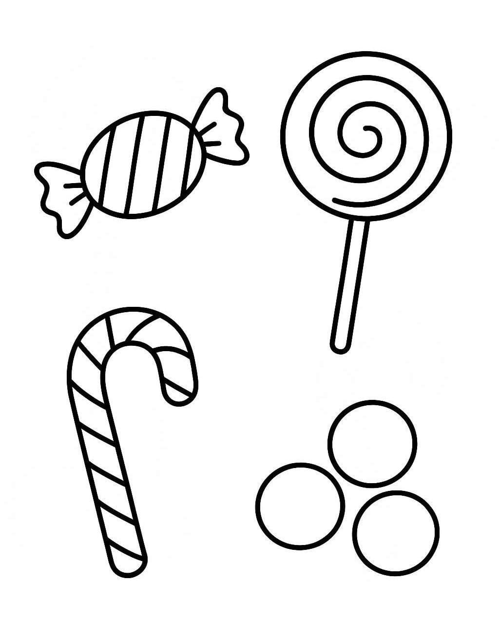 그림 사탕 과자