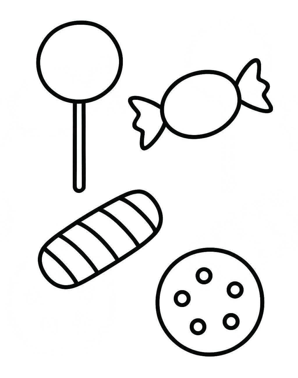 인쇄 가능 사탕 과자