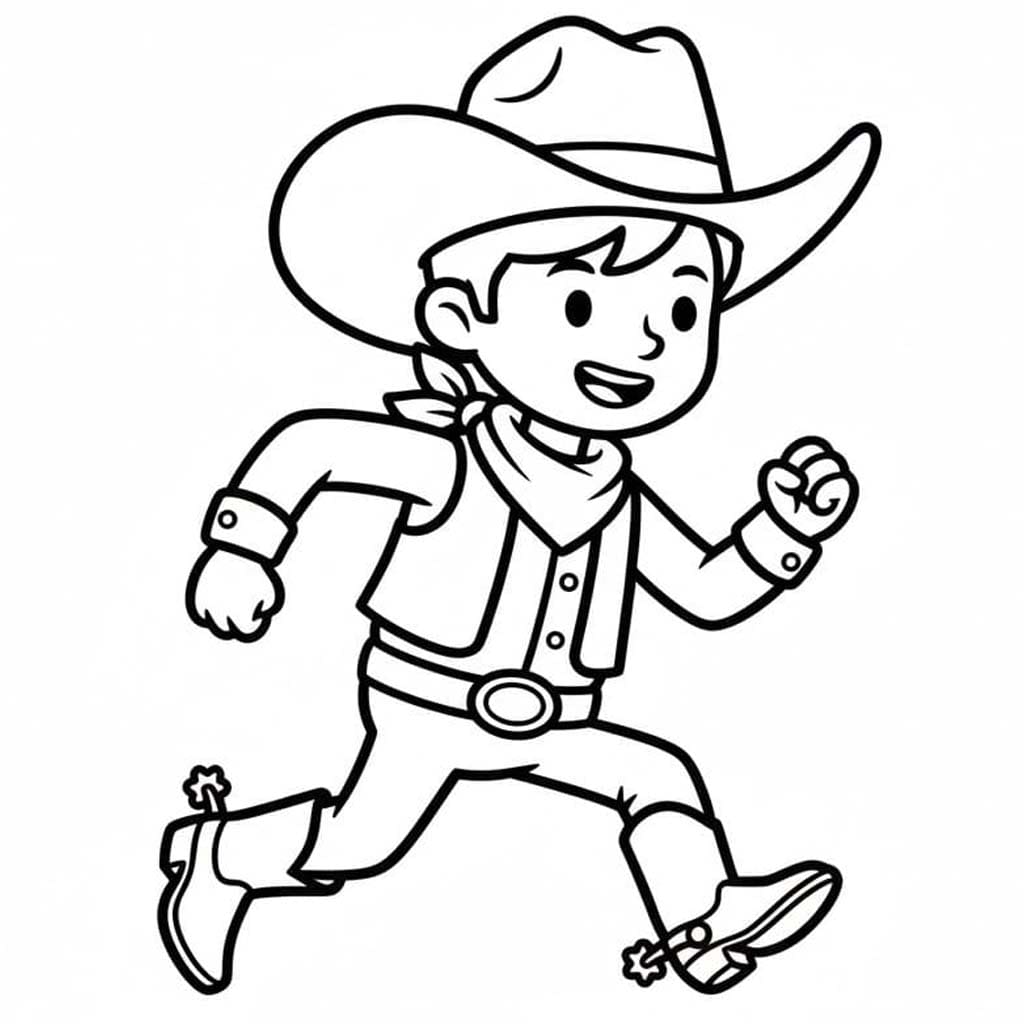 카우보이 달리다