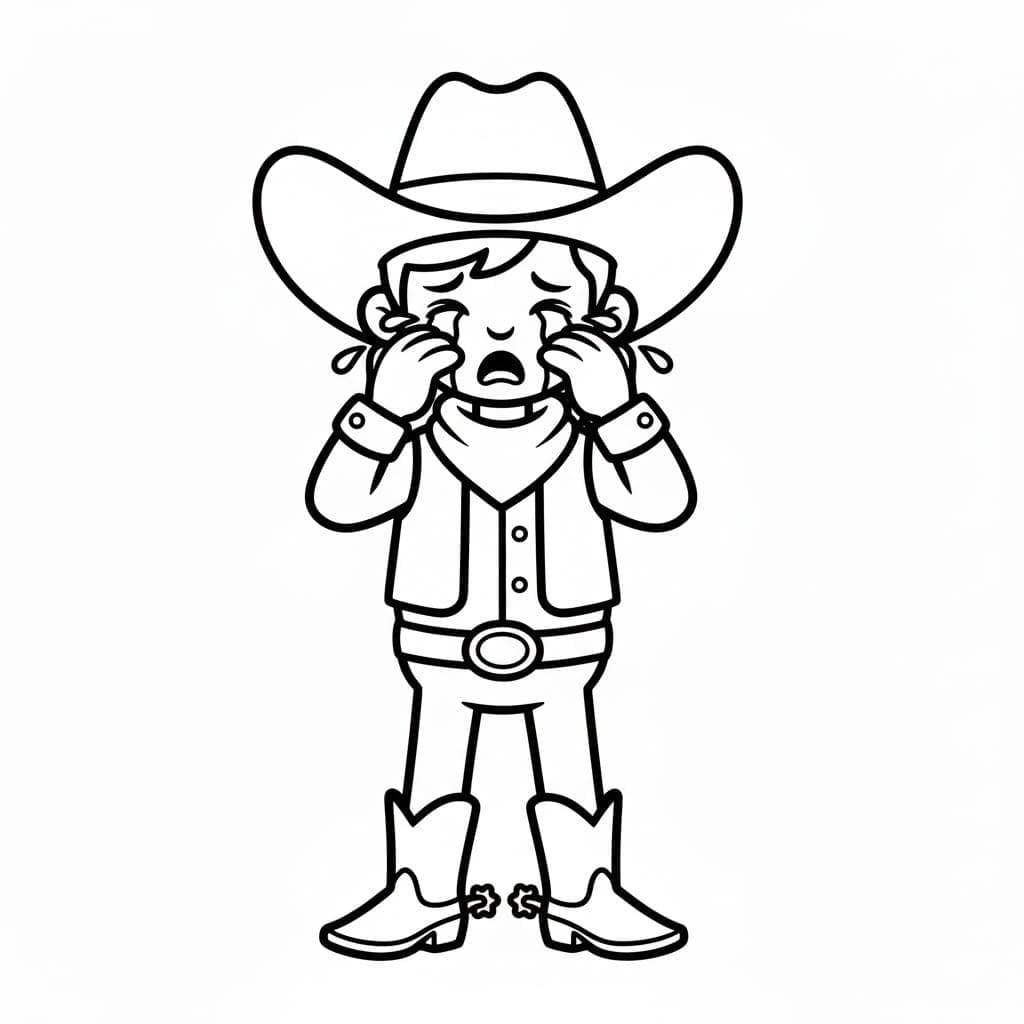 카우보이 그리다