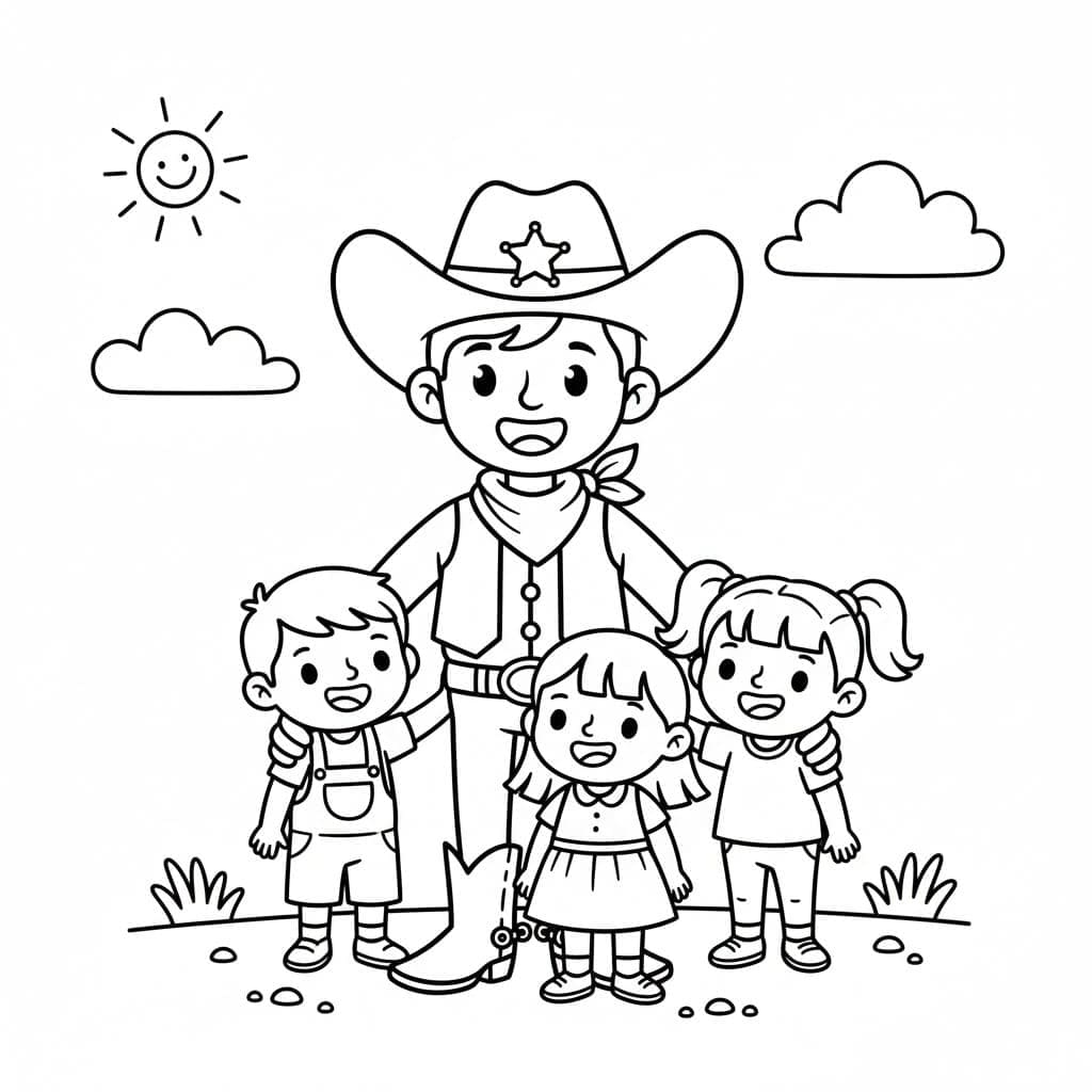 카우보이 그리고 아이들