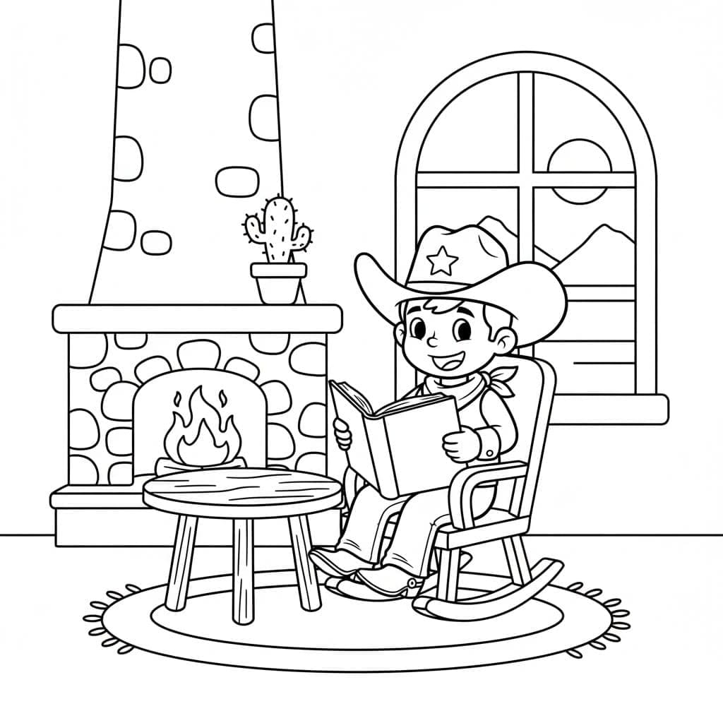 카우보이 이미지 무료 인쇄 가능