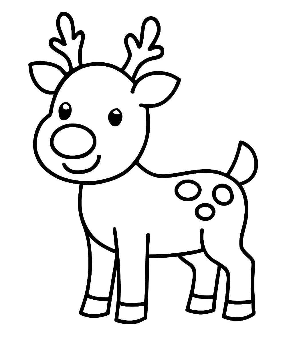 루돌프 이미지 인쇄 가능