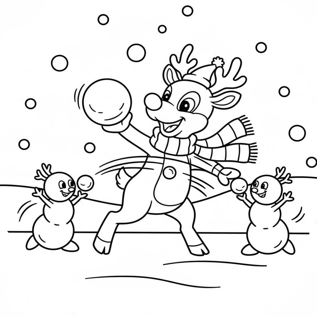 루돌프 눈 오는 날