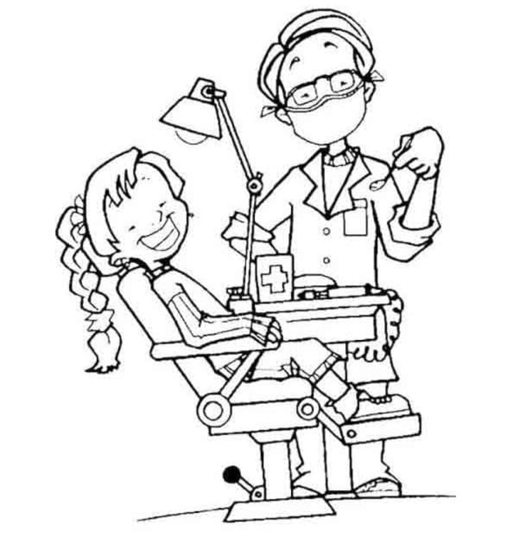 무료 인쇄 가능 치과 의사