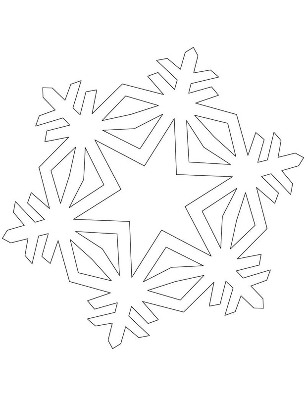 무료로 인쇄 가능 눈송이