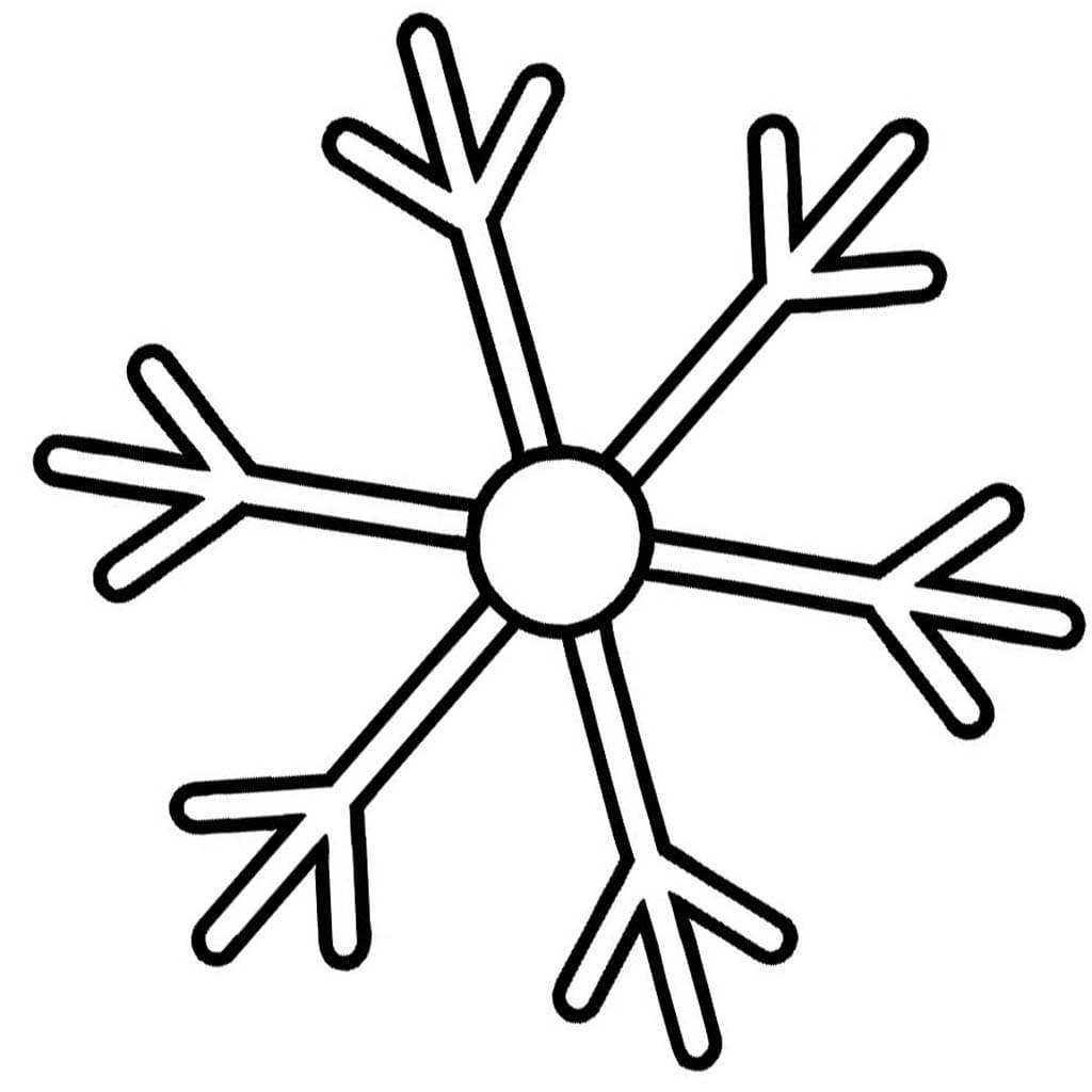 눈송이 이미지 인쇄