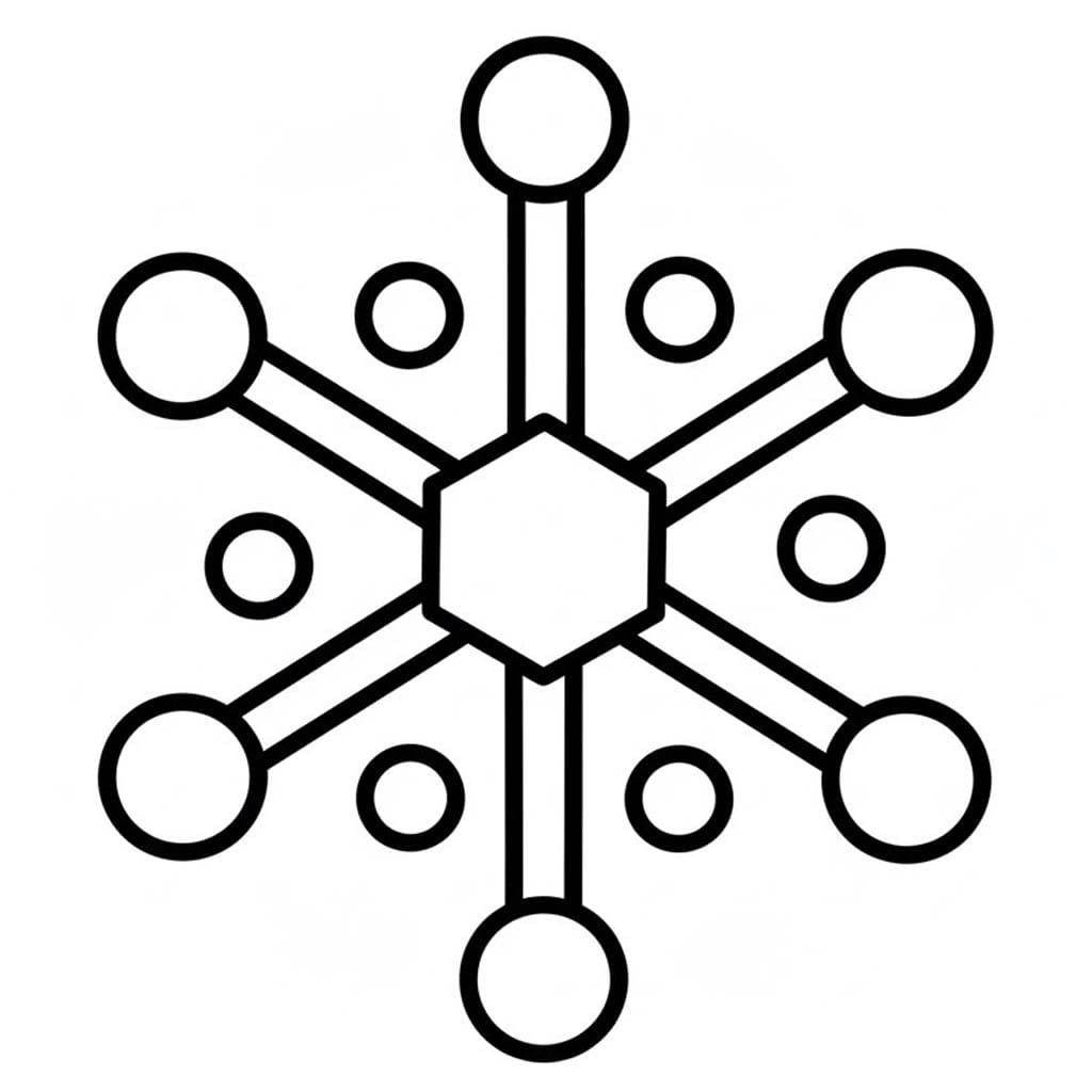 눈송이 무료로 인쇄 가능