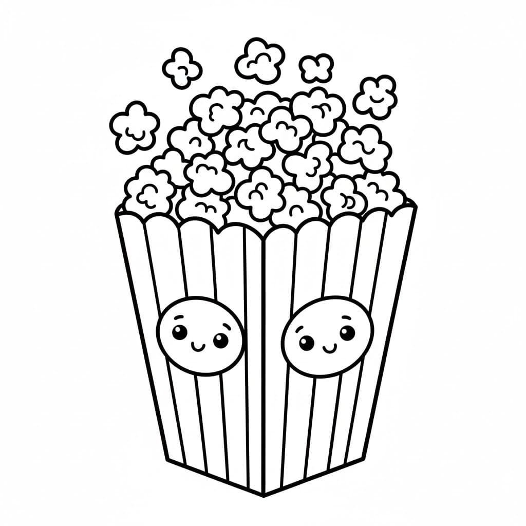 팝콘 이미지 베이식