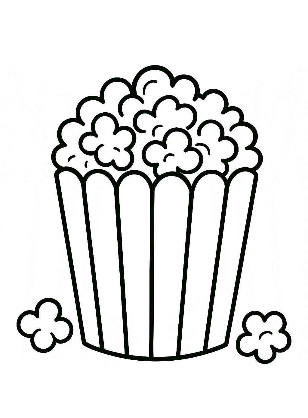 팝콘 이미지 무료로