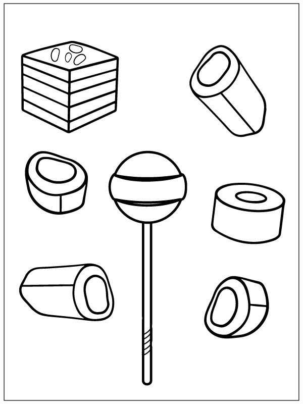 사탕 과자 이미지 쉬운