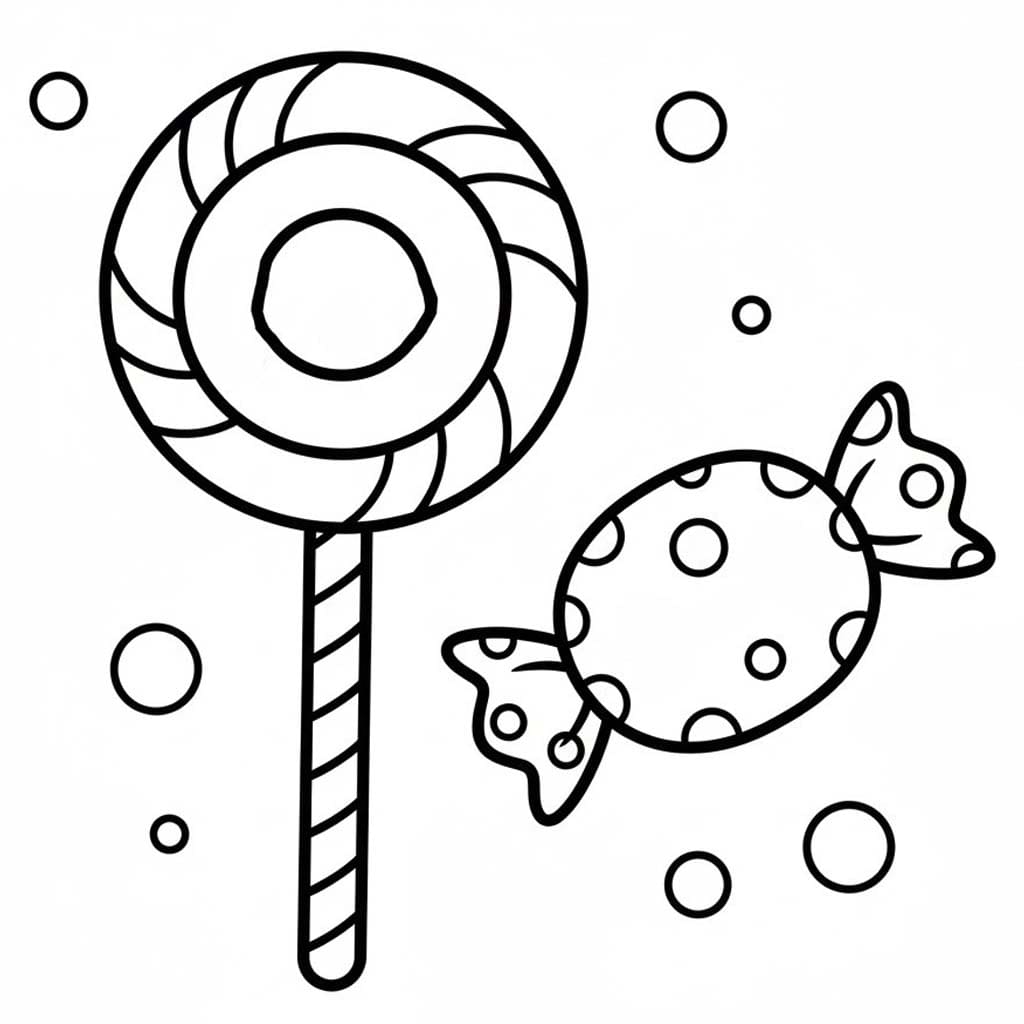 사탕 과자 인쇄 가능