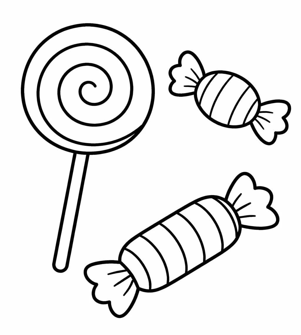 사탕 과자 스케치