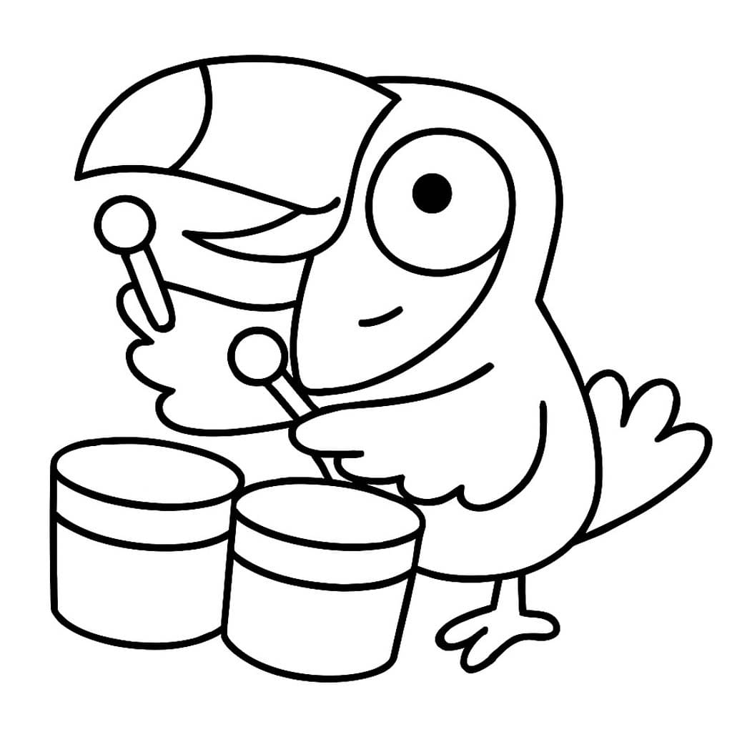 투칸 그리다 인쇄 가능