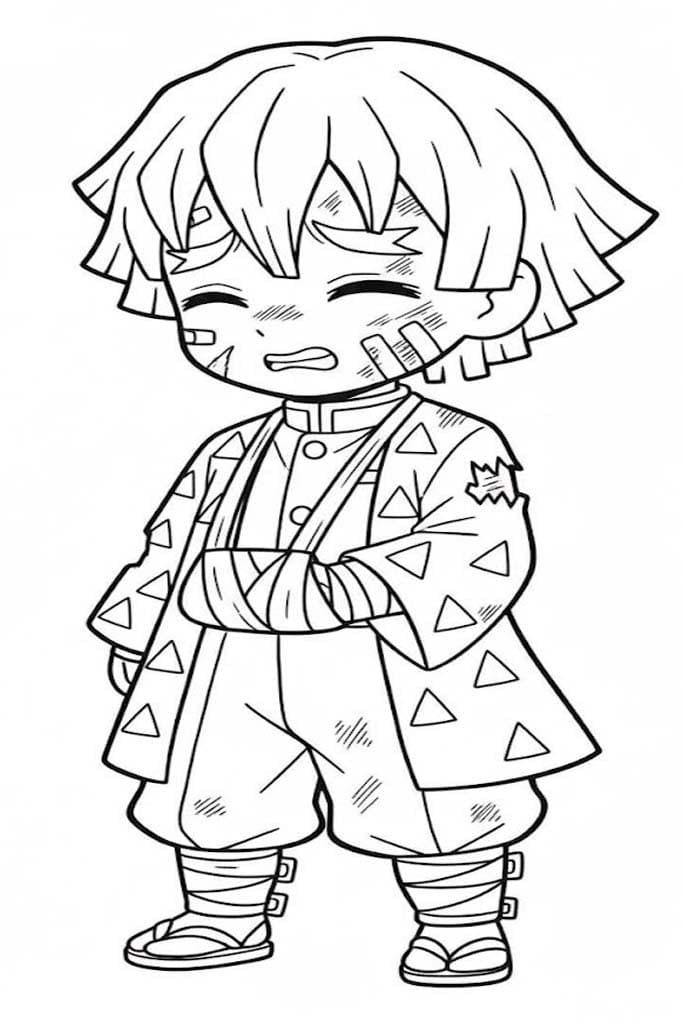 아가츠마 젠이츠 다쳐서