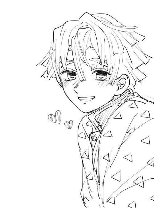 아가츠마 젠이츠 스케치