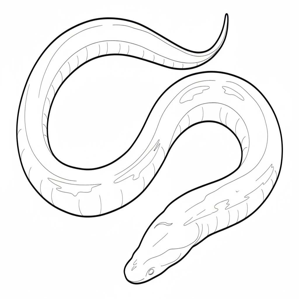 뱀장어 이미지 인쇄 가능