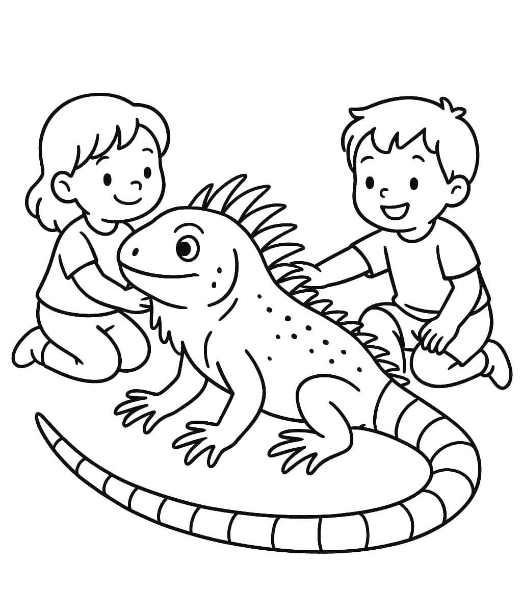 베이식 그리다 이구아나